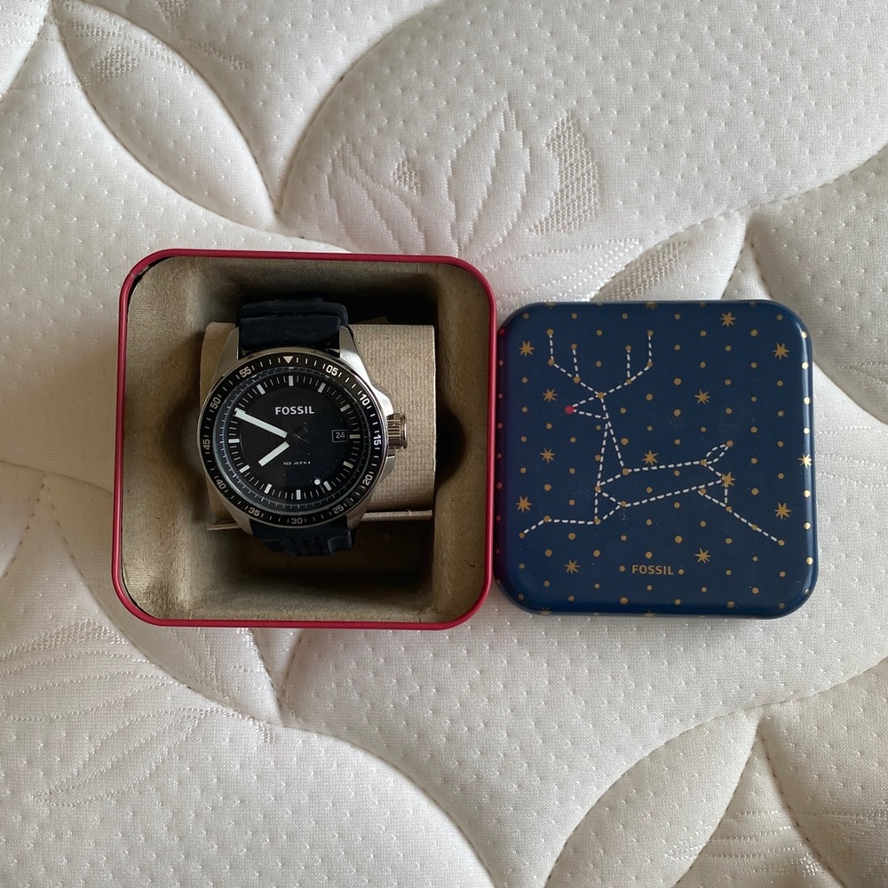 Fossil AM 4384 Decker Silicone Watch